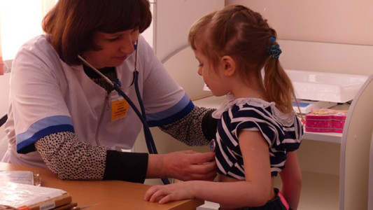 Открытие детской поликлиники